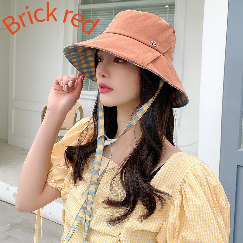 

Новые панамы женские летние солнцезащитные панамы мужские однотонные солнцезащитные шляпы фетровые шляпы рыболовные пляжные кепки кирпич красный