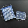 3D Silicone Carved Shell Conch Nail Art Mold Ocean Style Soft Silicone Nail Design Template DIY Nail Accessories for Salon