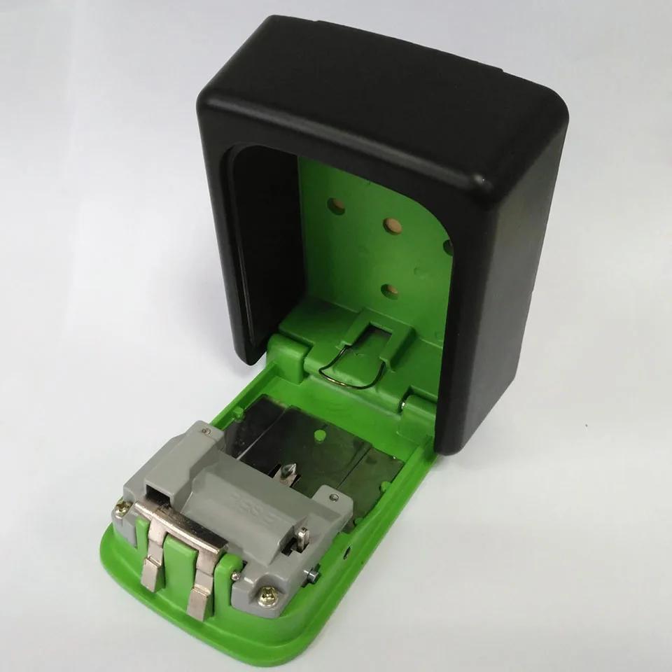 Wall Mounted Key Storage Organizer Boxes with 4 Digit Combination Lock Spare Keys Organizer Boxes Metal Secret Safe Box