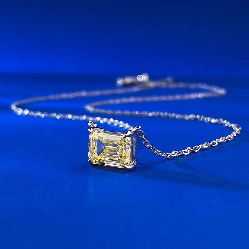 New S925 Silver Ancient Style Road Connection Necklace Pendant Fashionable and Simple Wedding Jewelry