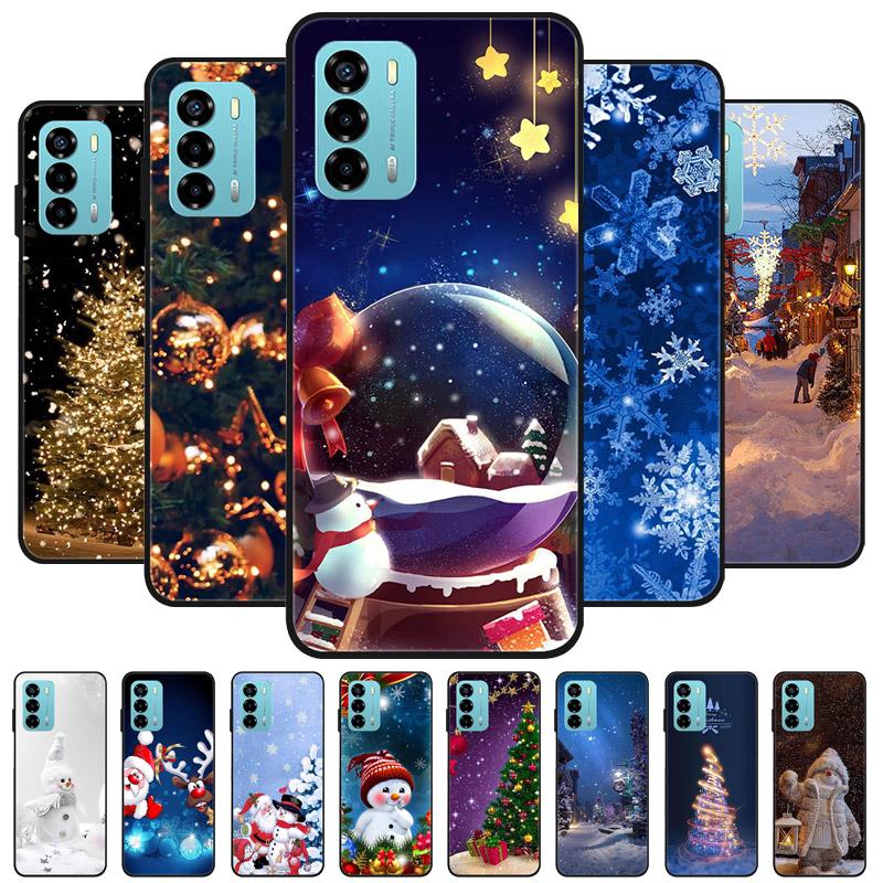 Christmas Silicone Soft Case for ZTE Blade V40 V30 Vita V40 Design V41 Smart A7050 Cover Bumper 8030 9030 Cute Bumper Funda