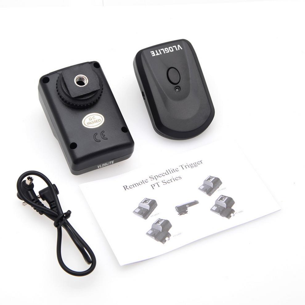 8VLOGLITE PT-16GY Wireless Hot Shoe Flash Trigger for Outdoor Photography - 16 Channels