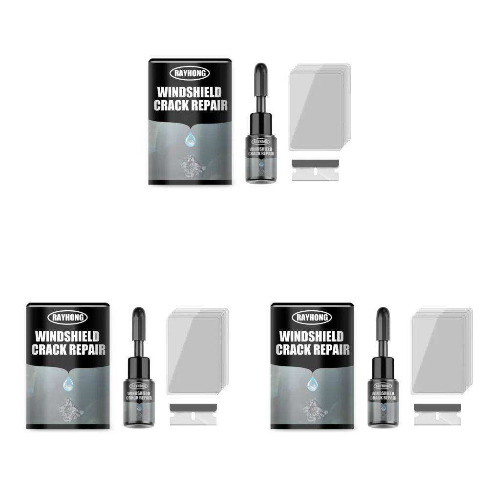 Windshield Crack Repair Fluid Car Window Repair Resin Windscreen Scratch Crack Restore Fluid Glass Curing Glue Car