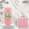 Microfiber Towel Rolls Dish Rags Wash Paper Towel  2026 Double Sided Cleaning Wipe Household Kitchen Cloth 1 Roll of 20 Sheets