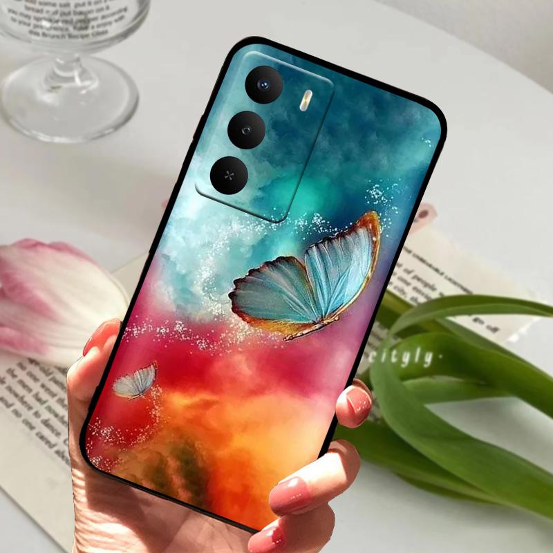 Per Realme 14x 5G Custodia RMX5020 Morbido Silicone TPU Cover per Telefono Per Oppo Realme V60 Pro alla Moda Antiurto Bumper Guscio