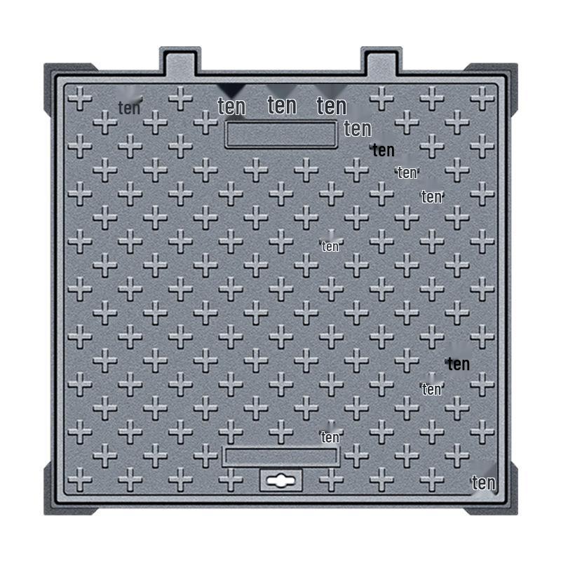 Square and Round Cast Iron Manhole Cover for Electric and Water Utilities