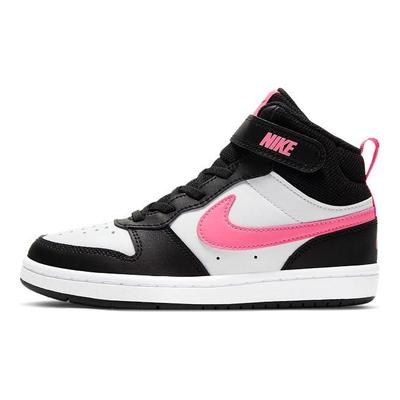 Court Borough Mid 2 PS Black Sunset Pulse Kids Sneakers White CD7783-005