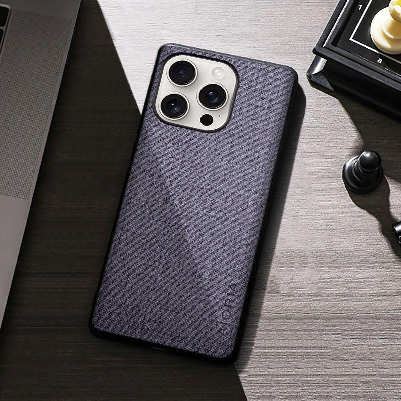 Custodia Per iPhone 16 Pro Plus Max Tessuto Premium Copertura Antiesplosione Per iphone 16 pro max