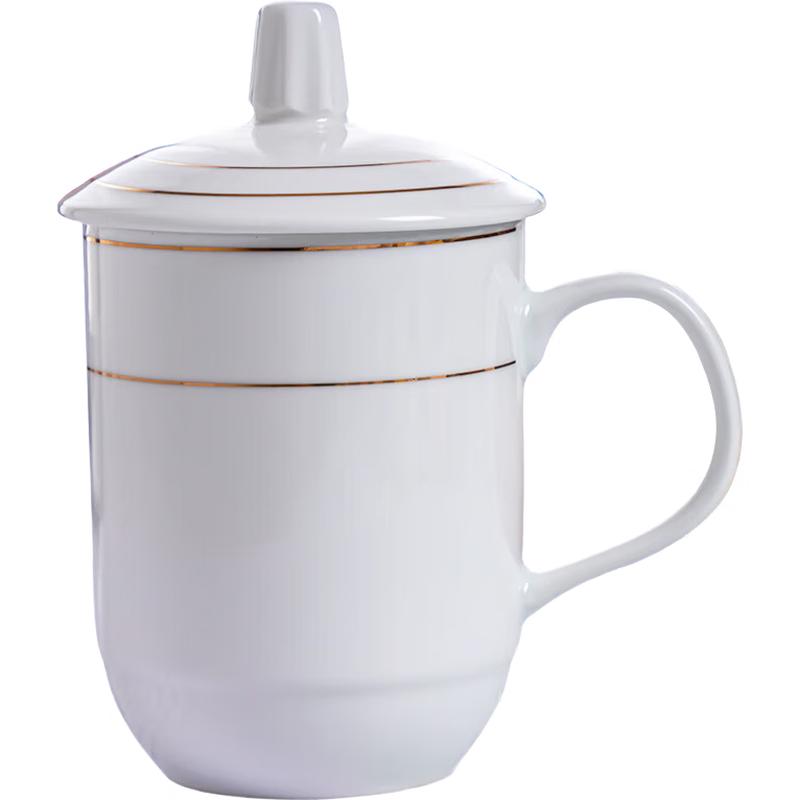 

Tao Xiang Hui Ceramic Office Conference Tea Mug with Lid