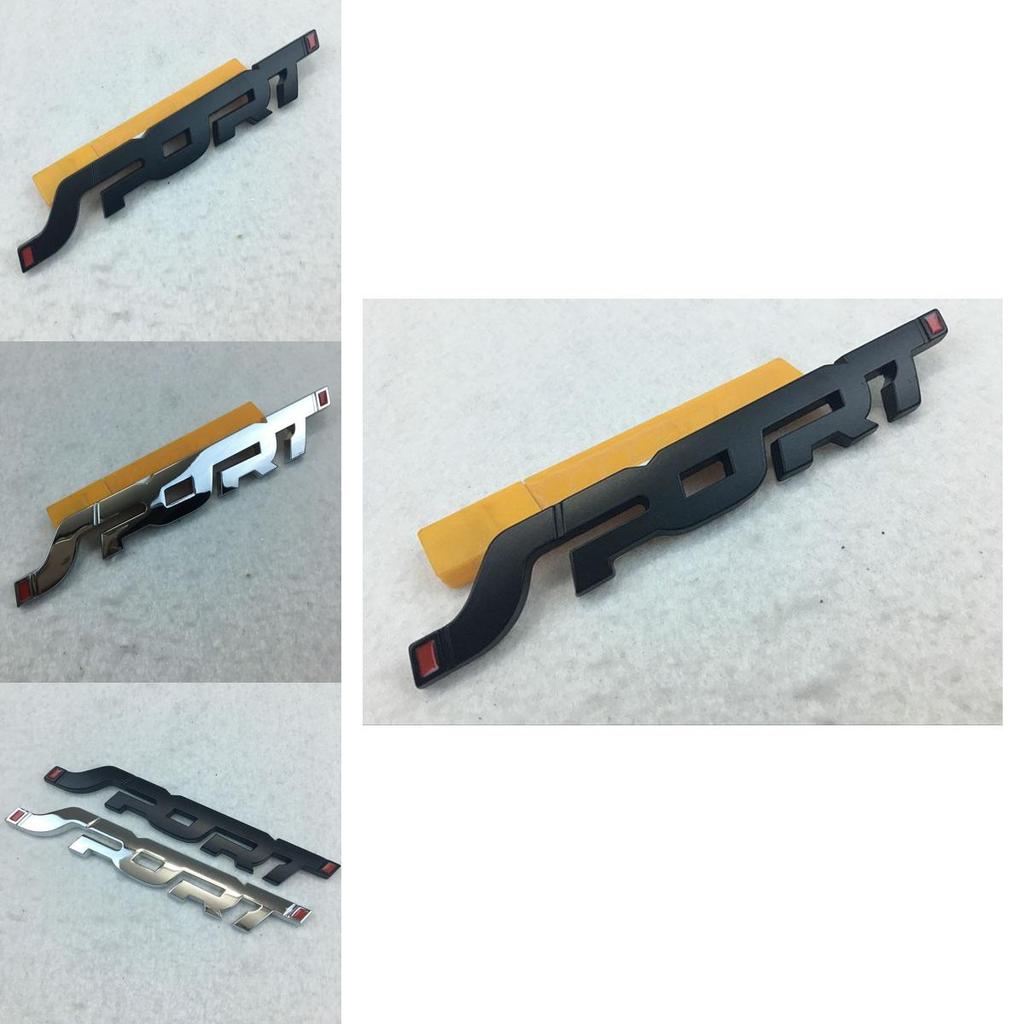 Luxuriöses Schwarzes Sportemblem Kofferraumabzeichen Aufkleber Für Ultimative Autoästhetik