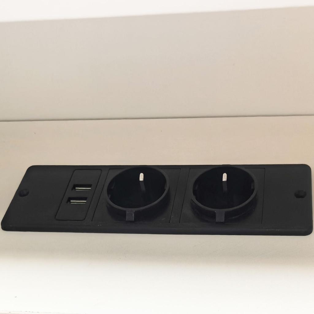 Children's Bed 90x200 Wood Single Bed Slatted Frame Storage Space USB LED Light Desk 2 Drawers Storage Compartments Shelves Daybed White