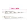 Stainless Steel Welding Gauge Gap Hole Taper Ruler Welding Inspection Taper Gauge  Aperture