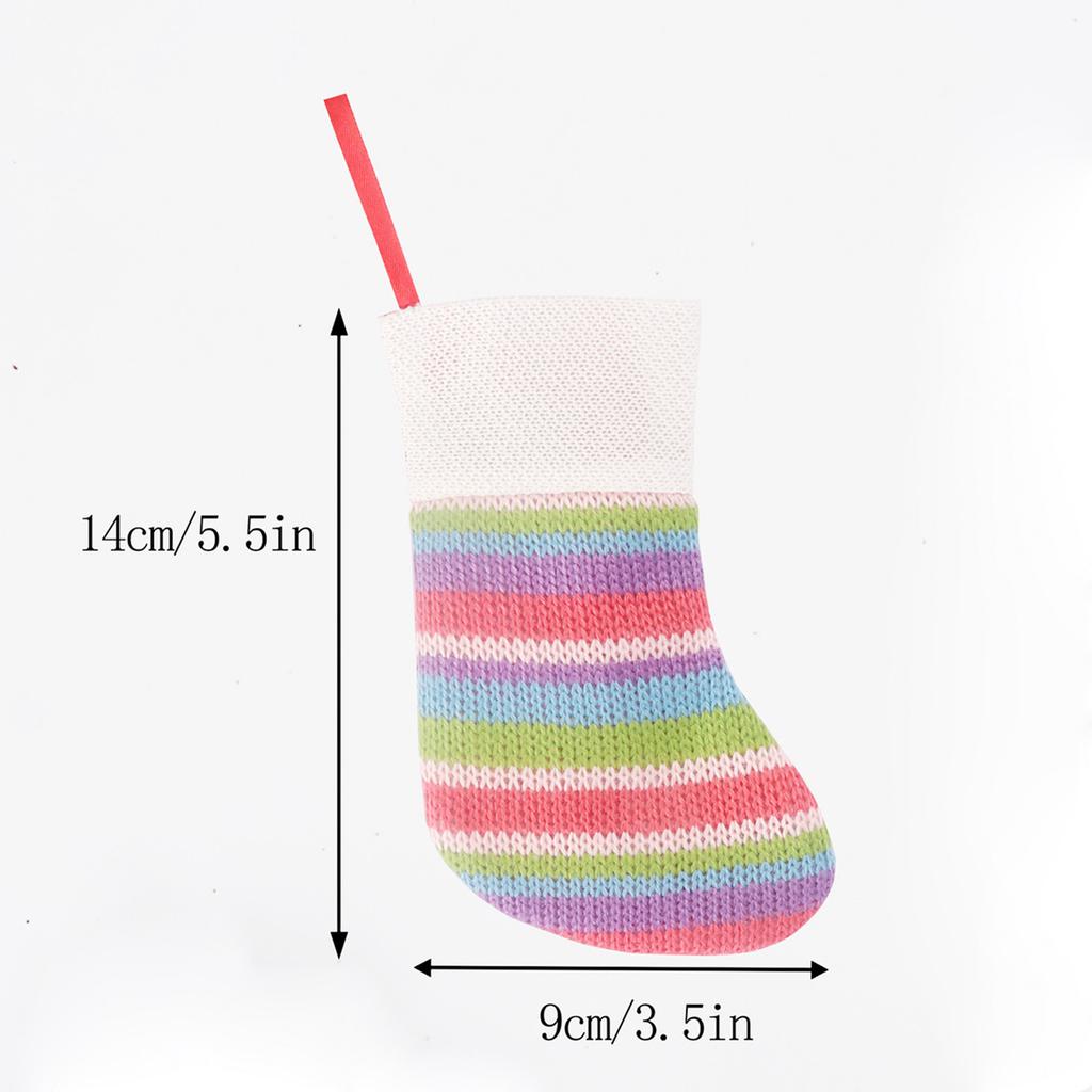 Christmas stocking Fireplace Showcase Candy Chocolate Christmas Gift Holder Sock Bags For Home Xmas Tree Hanging Ornaments