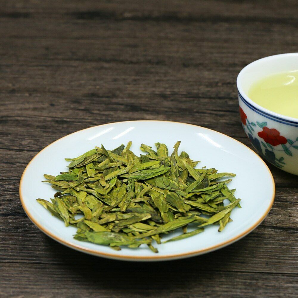 2023 Dragon Well Green Tea Lung Ching Xihu Longjing Čínský zelený čaj 100g/sáček