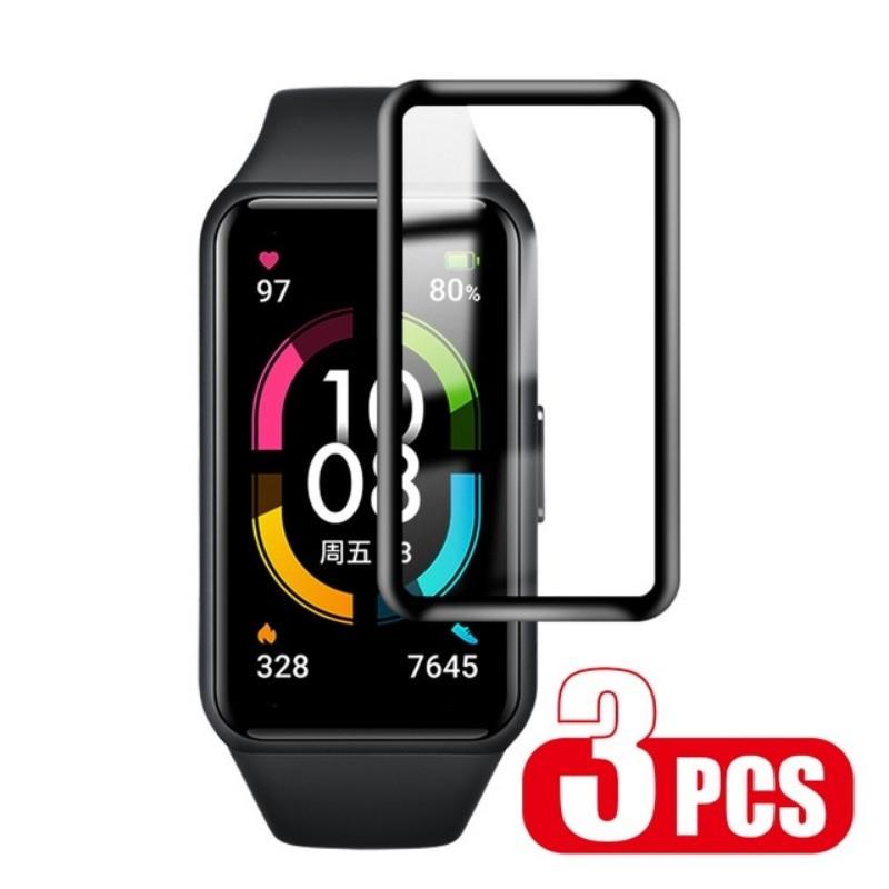 

Захисна плівка 3D Screen Protector для Huawei Band 6 7 8 9 Soft PMMA PET Film Protection Film для екрана Honor Band 7 6 Huawei Band 9 3PCS чистий