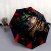 1pc My Hero Academia Izuku Midoriya Deku Outdoor Umbrella - Automatic Opening/Closing, Portable 3-Fold Design with 8-Rib Iron Frame - Perfect Gift for
