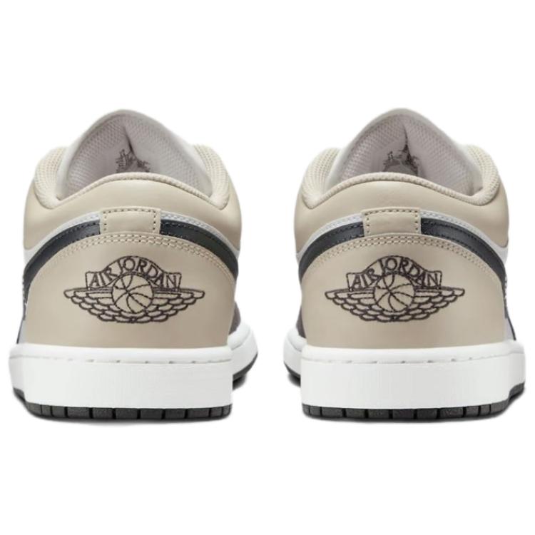 Air Jordan 1 Low Black Toe Rattan Men Sneakers White Summit-White Off-Noir 553558-153
