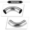 A ABSOPRO Bend Elbow Pipe Tube DIY Exhaust Tracheal Intercooler Intake Tube for Car