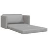 Sofa Bed Cloud Grey 124 X 71 X 78 Cm Fabric