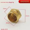 4-Point Copper Male Elbow Tee Union with Internal/External Thread for Plumbing and Pipe Joint Accessories