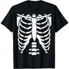 SKELETON Halloween Costume Rib Cage Anatomy Cotton Men T Shirt