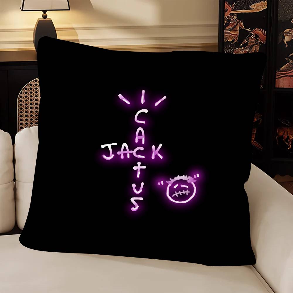 CCactus JJackS Pillow Case Fashion Square Pillowcase Bedroom Sofa Room Ins Decoration Leisure