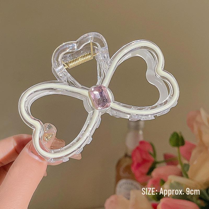 2023 Kamínková mašle sponka do vlasů pro ženy - Elegantní princeznovský styl pro husté vlasy