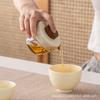 Travel tea set, one pot, three cups, portable Kung Fu Kuaike cup, small set, outdoor high-end business gift set