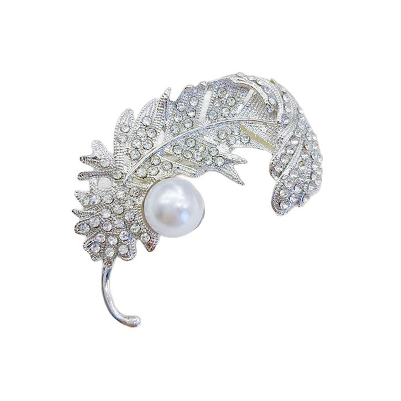 

Блестящие стразы, броши-перья, сплавные булавки, элегантная брошь, сплавная текстура, эффектная брошь для особых случаев