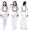 Zip Closure Spaceman Jumpsuit Dress Up Spacesuit Outfit Astronaut Costume Bodysuit  Kids Adults