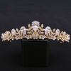 Crystal Zirconia Tiara - Luxury Wedding Crown for Bride Queen Princess