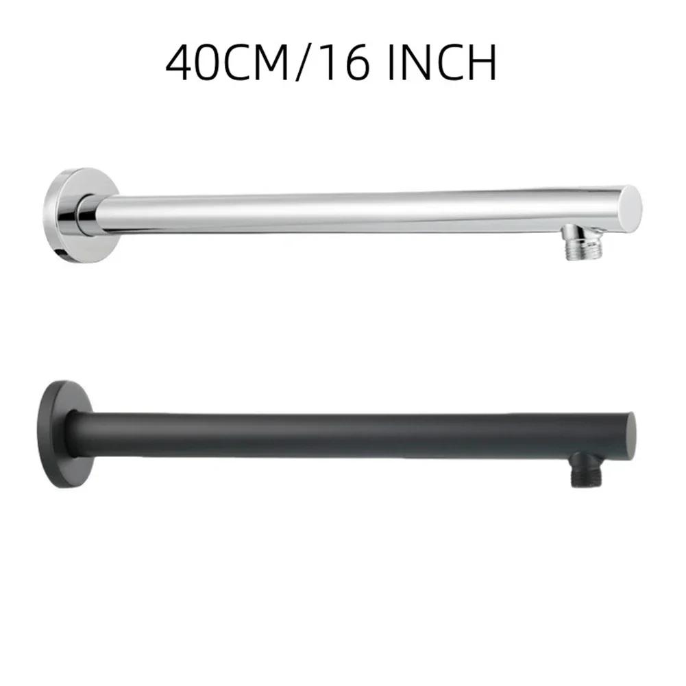 40 Cm Shower Holder Rain Shower Head Extension Scratch Resistant Finish Standard G1 2 Connection Bathroom Shower Installation