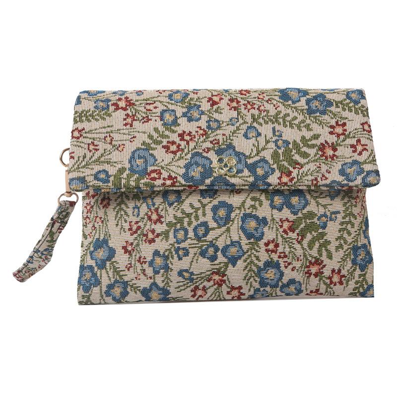 Handbag Casual Fashion Retro Unique Print Delicate Classic Flower Style Girl