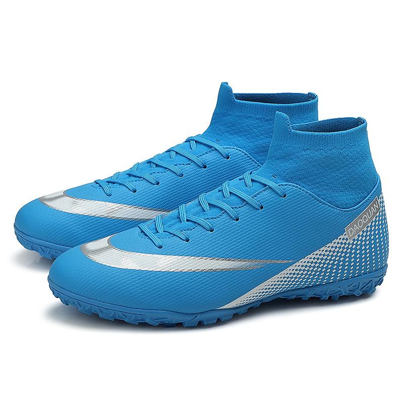 Training Shoes Men's Game 47 Student Football Shoes Broken Nails Large Size Sports High Top Shoes Spikes Teen