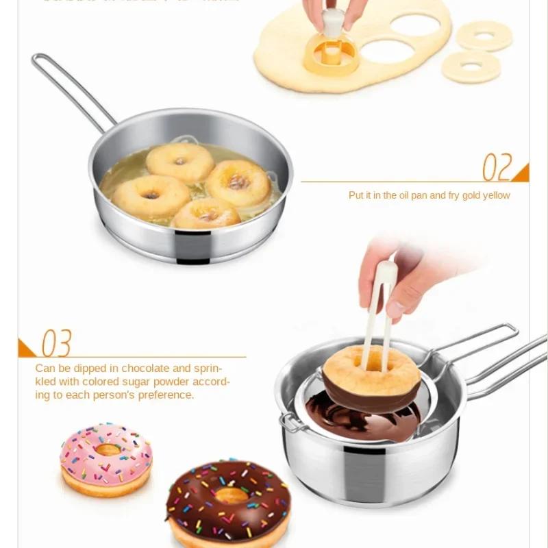 Gadgets Donut Mold Cutter Creative Kitchen Accessories Food Desserts Maker Supplies Kitchen Cooking Decorating Tools