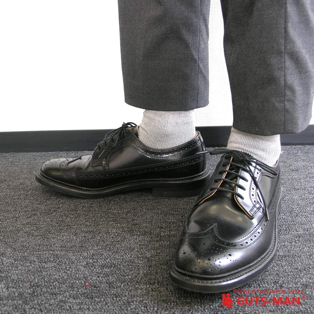 Gutsman Thinnest Organic for the Forces Five-Toe Socks, Cotton, Deodorizing, Self-Defense (Sweat Gray, XS, 21-23cm)