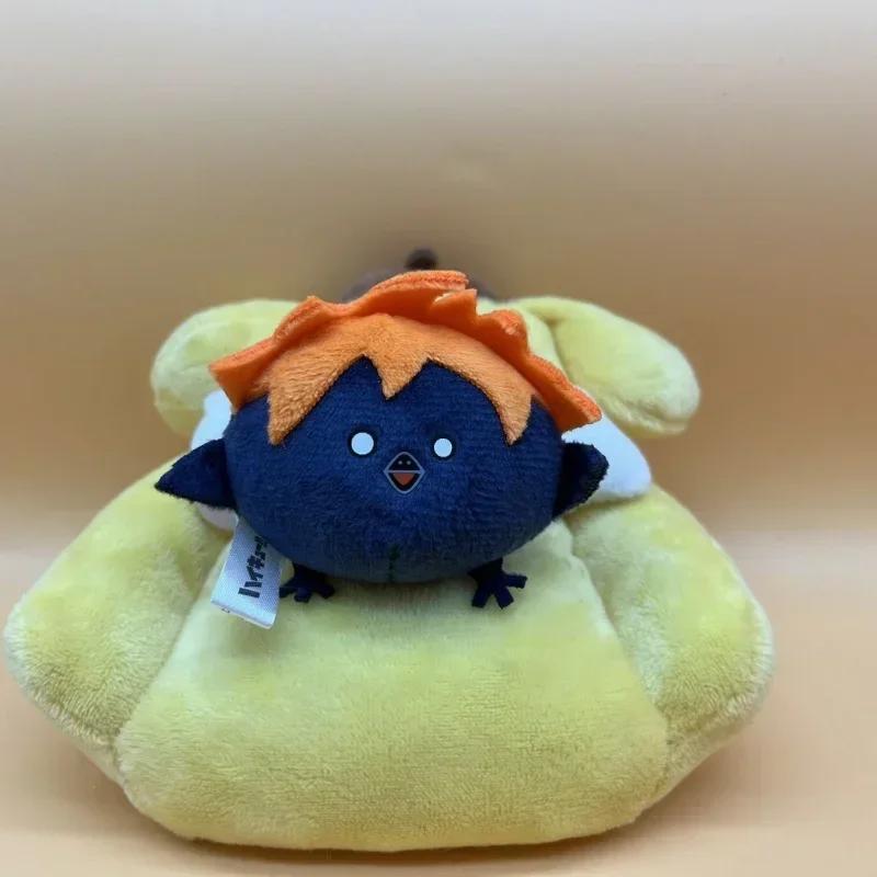 

Haikyuu!! Anime Crow Sugawara Koushi Ryunosuke Tanaka Plush Toys Hobbies Kawaii Stuffed Doll Bag Decoration Keychain Gifts
