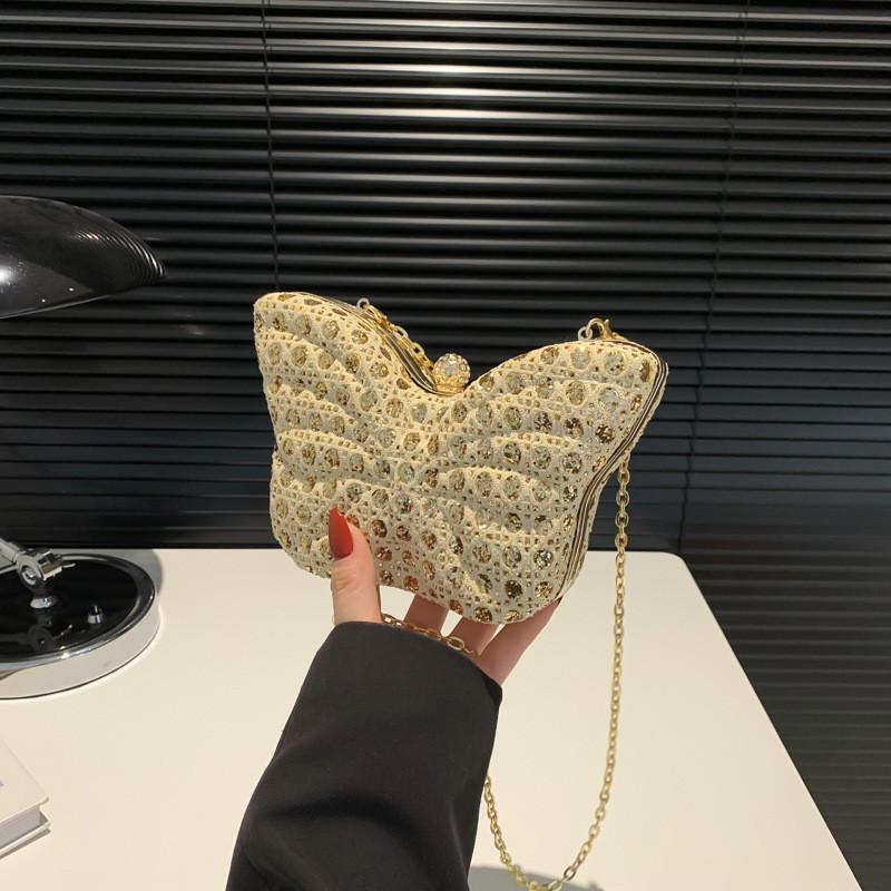 Trendy Butterfly Shaped Mini Shoulder Bag 2023 Design Chic Chain Box Bag