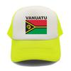 Vanuatu Trucker Cap Summer Unisex Cool Country Flag Hat Baseball Caps Unisex Outdoor Mesh Net Caps