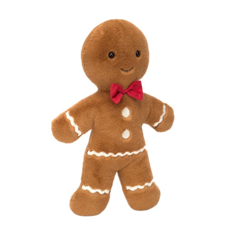 

JELLYCAT Fun Food Series Gingerbread Man Creative Cute Doll Plush Doll 52cm Height