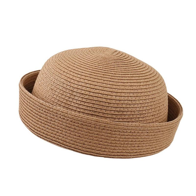 Classic Straw Sun Hat With Breathable Material For Summer Casual Wear