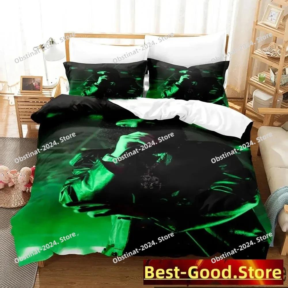 3D Yeat Rapper Bedding Set Duvet Cover Full Queen King Size Pillowcase Bed Printed Bed Set Aldult Kid Bedroom Single Twin