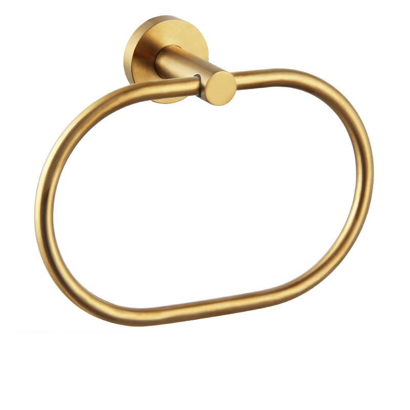 Electroplated Oval Bathroom Towel Rack