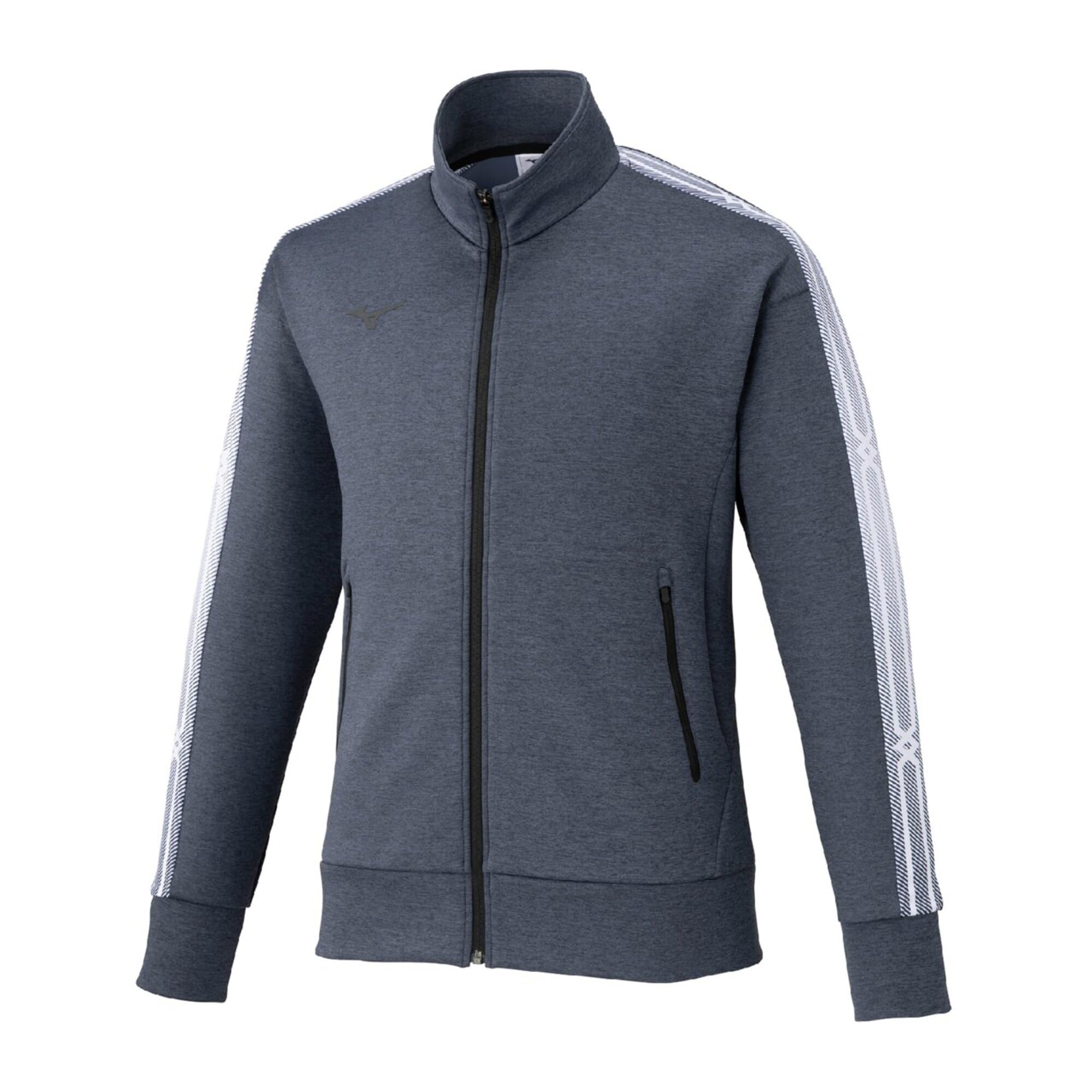 

Mizuno Training Wear Stretch Sweat Jacket Jersey Sports Track 32MCC055 India Gray Heather Men s