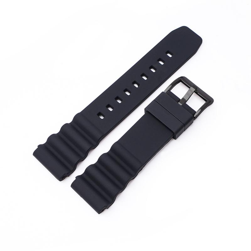 20mm 22mm Watch Band For Rolex Waterproof Diving Silicone Bracelet For Omega Seiko SKX007 SRP777J1 Sports Strap For Citizen