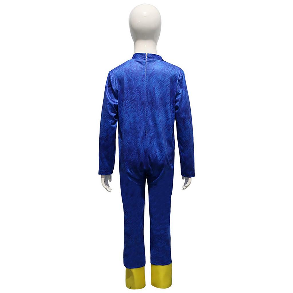 [Milky Time] Poppy Playtime Huggy Wuggie Kissy Missy Cosplay Halloween Kids (Huggie Wuggie, 140cm)