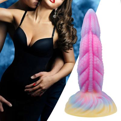 Masturbátor svítící ve tmě Silikonové dildo s ergonomickou křivkou Bezpečné pro tělo Realistická sexuální hračka pro ženy Voděodolný Tichý Diskrétní Masážní přístroj pro dospělé pro