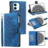 Portemonnaie-Hülle für Redmi Turbo 5 5G - Leder/PU, Blau, Mit Lanyard