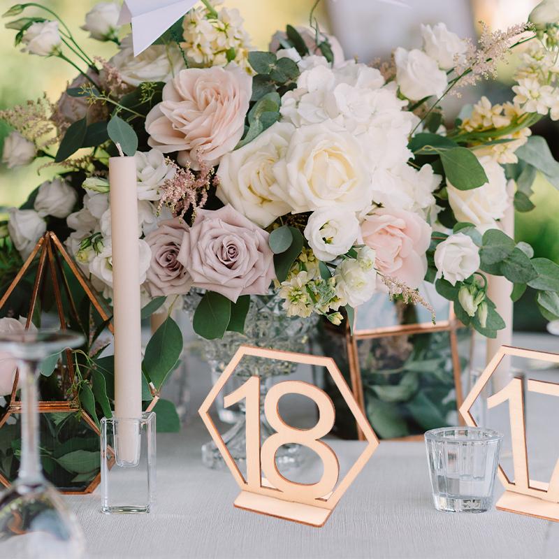 Wedding Number Wooden Table Place Card Rustic Wedding Engagement Reception Seat Decoration Number Signs Event Party Supplies