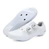 Unisex Cycling Shoes with Double Buckle and Lock, Hard Rubber Sole for Road and Mountain Biking